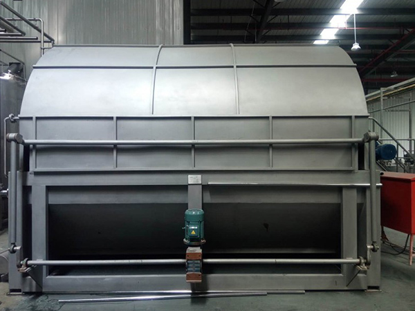 Chemical vacuum drum filter
