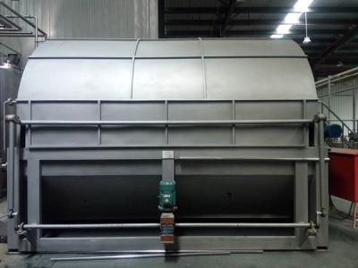 Chemical vacuum drum filter